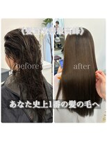エノア 表参道(ENORE) ・ナチュラルシルエットにこだわった髪質改善☆弱酸性縮毛矯正☆