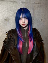 モシャス(MOSHASU)&nbsp;ツートンカラー/原色カラー/レイヤーカット