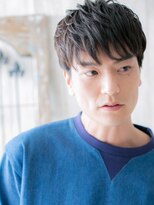 モッズヘア メン 南越谷南口店(mod's hair men)&nbsp;20代30代ブラックビジネス短髪ルーズショートパーマa1南越谷