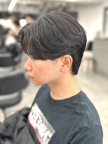 オーバルバイアピッシュ(OVARL by apish)&nbsp;フェザーパーマ毛流れセンターパートニュアンスパーマ曲がる縮毛