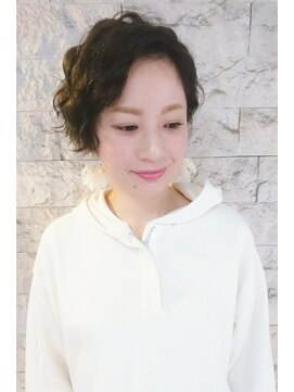 トリコ ヘアアンドケアスペース(trico hair&care space) 大人ハンサムボブ/アッシュブラック/メンズライク