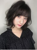 【表参道】厚めバングのレイヤーボブをふわふわに♪