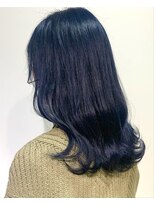 リコ ヘアアンドリラクゼーション 名駅店(LICO HAIR＆RELAXATION) [LICO]色落ちまで綺麗♪「ディープネイビー」by碇山　光一郎