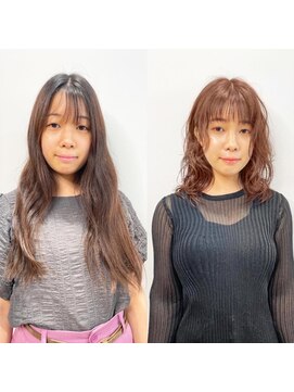 クロリ 淡路店(Chlori) 劇的ビフォーアフター★ミディアムカール20代