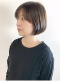 大人のミニボブ☆やわらかストレート/お手入れ簡単ヘア