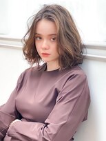 アグ ヘアー ウタリ 麻生店(Agu hair utari) 《Agu hair》無造作カールでこなれボブ