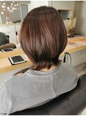 外ハネウルフボブ