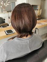 ラグヘアー(RAG HAIR) 外ハネウルフボブ