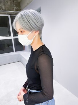 キオク(KIOX) シルバーアッシュ/ハンサムショート