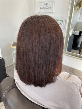 シークレットベースエヌ(Secret Base N) 20代30代40代大人可愛い耳かけナチュラルブラウンストレートロブ