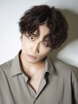 アルファ 新宿(alpha)&nbsp;サーフカール/ 刈り上げセンターパート/ブルーブラック[新宿駅]