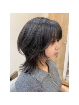 ヘアサロン アンフェール(Hair Salon Amfaire) 【fujimoto】ナチュラルウルフひし形style