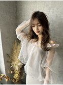 モテ髪×セミロング