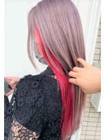 シャルティア(SHALLTIA)&nbsp;インナーロング【山口美容室SHALLTIA【山口派手髪SHALLTIA】】