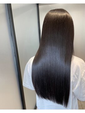 キュア 表参道(CURE) 黒髪/グレージュカラー/ココアベージュ/ヘルシーロング/表参道