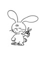 ミイ(Mii)&nbsp;60’S MAYO　SPRUCEをイメージしたデザインのウサギキャラクター