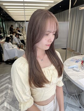 ゼスト 八王子店(ZEST) 透明感ミルクティーカラー【溝呂木結奈】