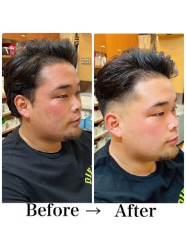 ヨシザワインク ハコザキ 水天宮前 日本橋人形町(YOSHIZAWA Inc.HAKOZAKI) スキンフェード/七三/カジュアル/バーバー/眉毛