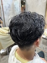 カーニー 上野(kearny)&nbsp;フェザーパーマフェザーショートニュアンスパーマシャドウパーマ