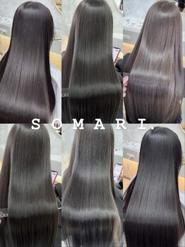 ソマリ(SOMARI.)の写真/気になるクセや広がりを解消して、憧れのツヤ髪に♪ナチュラルなストレートで朝のスタイリングも楽ちん☆
