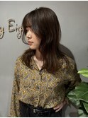 艶髪で色落ちまで可愛く☆ アプリコットオレンジ暖色カラー