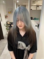 ヴィア(Via)&nbsp;10代20代30代／ペールブルー／ハイトーン／ルーツカラー