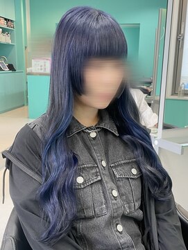 ユー イケブクロ(u Ikebukuro) イヤリングカラー/ブルー/ブルーブラック