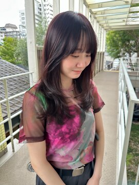 トレンチ(TRENCH) ラベンダーで魅せる大人の艶髪