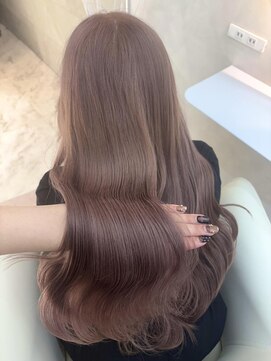 エス(Ess) 美髪/ワイドバング/ホワイトブロンド[髪質改善/ヘアセット/大宮]