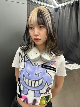 ペレ アネックス 大阪梅田茶屋町店(PELE ANNEX) ホワイトグレージュ/デジタルパーマ/フェザー/梅田