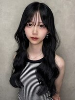 ルノン シェリー(LUNON cheliy)&nbsp;暗めカラーグランマッシュデザインカラーフェイスフレーミング