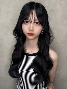 ルノン シェリー(LUNON cheliy) 暗めカラーグランマッシュデザインカラーフェイスフレーミング