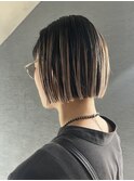 ミニボブ　デザインカラー　ハイライト