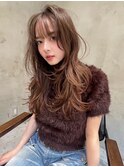 Aimee町田　海外風レイヤーカット×マロンブラウン