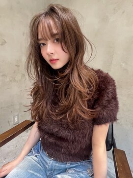 Aimee町田　海外風レイヤーカット×マロンブラウン