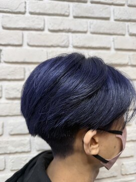 ビランチェ 池袋(bilancia) ネイビーカラー/シンメトリー／メンズハイトーン