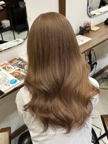 ルイ(ROUIS produced by LUCK 津田沼)&nbsp;ヘーゼルベージュ/ミルクティーベージュ/ゆる巻きロング