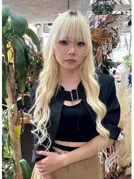 リゲル(rigel) ウルフ/レイヤーカット/ミルクティーベージュ/天使の羽バング