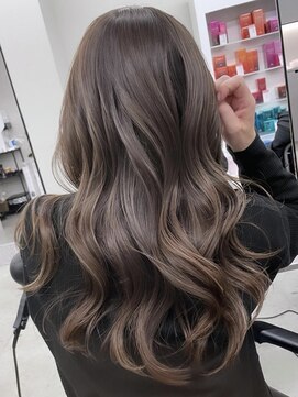 リリット(ReLit) ハイライト髪質改善オリーブグレーココアベージュ黒髪クラゲヘア