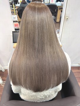 イグレック 庄内本店(igrek) 透明感ハイトーン♪極ツヤロングヘア