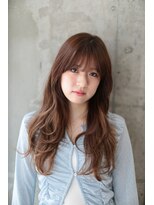 ピズムハク(PISM hak)&nbsp;くびれロング/レイヤー/ニュアンスカール/チョコレートブラウン