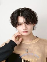 ブラック 横浜 ANNEX(BLUCK)&nbsp;メンズパーマフェザーパーマシャドウパーマニュアンスパーマ横浜