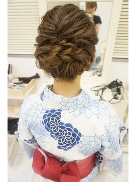 浴衣ヘアセット L リサ 恵比寿 Risa のヘアカタログ ホットペッパービューティー