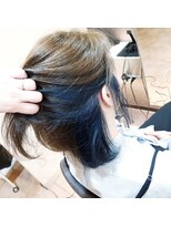 ジプソ(Gypso Hair salon)&nbsp;インナーカラーブルー
