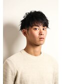 ソフトツーブロックフェザーマッシュくせ毛風パーマc3