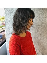 アンフェインド02(UNFEIGNED 02)&nbsp;クラゲヘアー/小顔に見せるヘア/ココアベージュ/伏見/栄