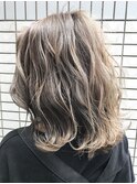 【unopulir永尾】ハイライト&ローライト☆アッシュベージュ
