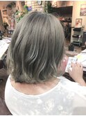 外ハネボブ☆ブリーチonミルクティー