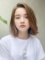 ネックス 表参道本店(nex)&nbsp;外はねミディ×オランジュカラー