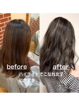 エイト プラット 渋谷2号店(EIGHT plat) イメチェン☆ハイライトカラー